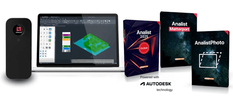 Matterport Pro3 con Analist 2025 - 3Digital | Droni e Stampanti 3D